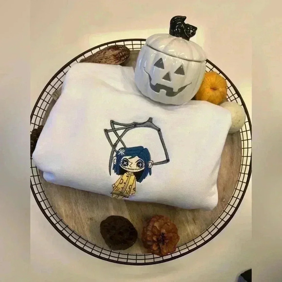 Coraline embroidered sweatshirt - Picture 1 of 4